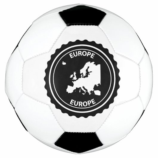 Europa-Gummi-Briefmarke Fußball (Vorderseite)