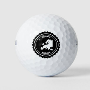 Europa-Gummi-Briefmarke Golfball