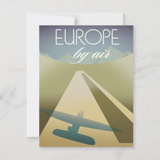 Europa im Luftverkehr (Rückseite)