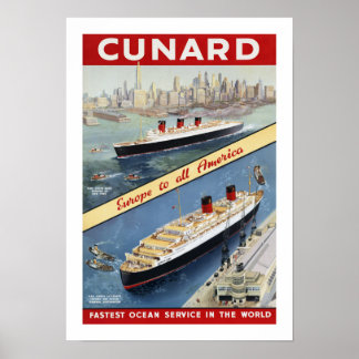Europa in ganz Amerika Poster