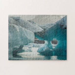 Europa, Island, Jok USAlon. Iceberg-Formationen Puzzle