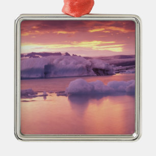 Europa, Island, Jokulsarlon-Lagune Silbernes Ornament