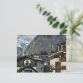 Europa, Italien, Aostatal, COURMAYEUR: Stadt Postkarte (Stehend Vorderseite)