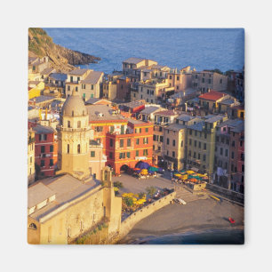 Europa, Italien, Cinque Terre Dorf Vernazza Magnet