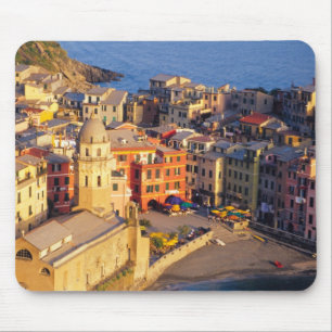 Europa, Italien, Cinque Terre. Dorf Vernazza Mousepad