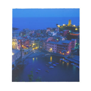 Europa, Italien, Cinque Terre, Vernazza. Hanglage Notizblock