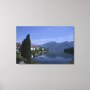 Europa, Italien, Comer See, Tremezzo. nördlich Leinwanddruck