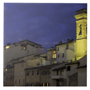 Europa, Italien, Florenz, architektonische Details Fliese