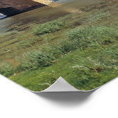 Europa, Italien, Florenz. Die Ponte Vecchio Poster (Ecke)