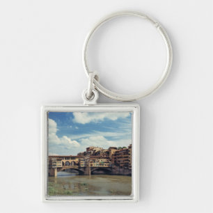 Europa, Italien, Florenz. Die Ponte Vecchio Schlüsselanhänger