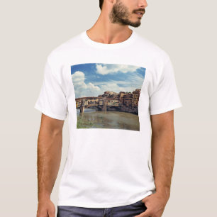 Europa, Italien, Florenz. Die Ponte Vecchio T-Shirt