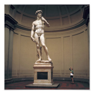 Europa, Italien, Florenz. Die tatsächliche Größe v Fotodruck