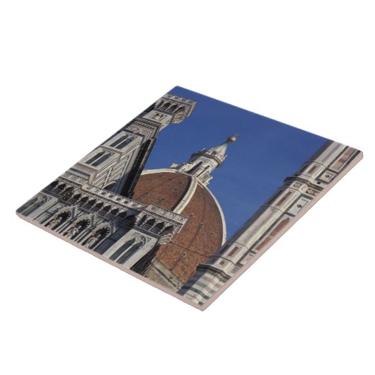 Europa, Italien, Florenz. Dom-Kathedrale Fliese (Seite)