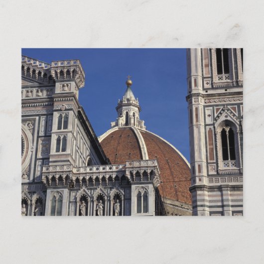 Europa, Italien, Florenz. Dom-Kathedrale Postkarte (Vorderseite)