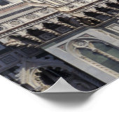 Europa, Italien, Florenz. Duomo Kathedral Poster (Ecke)