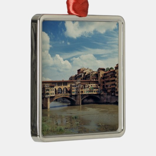 Europa, Italien, Florenz. Ponte Vecchio Ornament Aus Metall (Rechts)