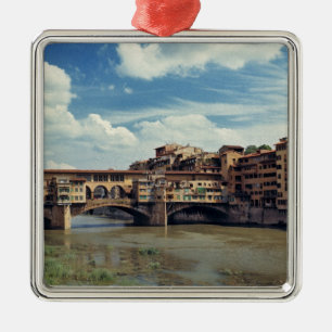 Europa, Italien, Florenz. Ponte Vecchio Ornament Aus Metall