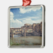 Europa, Italien, Florenz. Ponte Vecchio Ornament Aus Metall (Links)