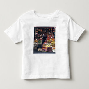 Europa, Italien, Gebiet Venedig. Farbige Früchte u Kleinkind T-shirt