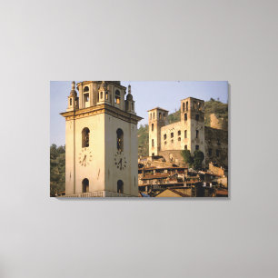 Europa, Italien, Ligurien, Dolceacqua: Riviera di Leinwanddruck