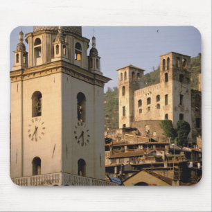 Europa, Italien, Ligurien, Dolceacqua: Riviera di Mousepad