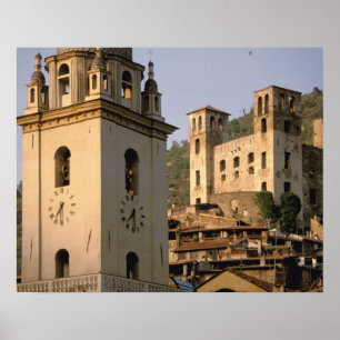 Europa, Italien, Ligurien, Dolceacqua - Riviera di Poster