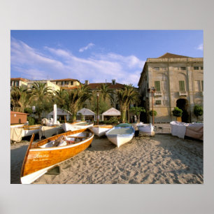 Europa, Italien, Ligurien, Riviera di Ponente, 4 Poster