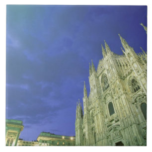 Europa, Italien, Lombardei, Mailand. Der Duomo Fliese