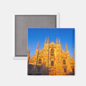 Europa, Italien, Mailand, Dom von Mailand Magnet (Vorderseite/Rückseite)