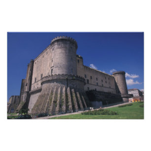 Europa, Italien, Neapel, Castel Nuovo Fotodruck
