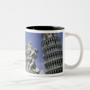 Europa, Italien, Pisa, Schiefer Turm von Pisa Zweifarbige Tasse