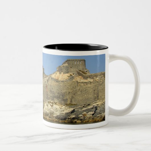 Europa, Italien, Portovenere alias Porto Venere.2 Zweifarbige Tasse (Rechts)