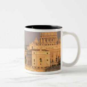 Europa, Italien, Rom, Der Vatikan. Basilika San Zweifarbige Tasse