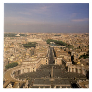 Europa, Italien, Rom, Der Vatikan. Blick von St. Fliese
