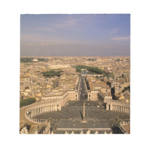 Europa, Italien, Rom, Der Vatikan. Blick von St. Notizblock