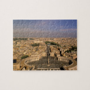 Europa, Italien, Rom, Der Vatikan. Blick von St. Puzzle