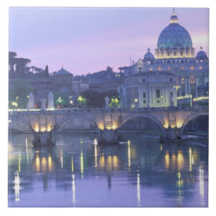 Europa, Italien, Rom, Der Vatikan. St. Peter's & Fliese