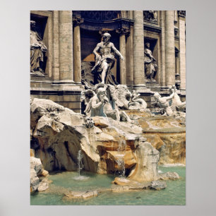 Europa, Italien, Rom. Münzen liegen auf dem Grund  Poster