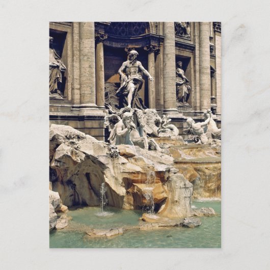 Europa, Italien, Rom. Münzen verstreuen den Boden Postkarte (Vorderseite)