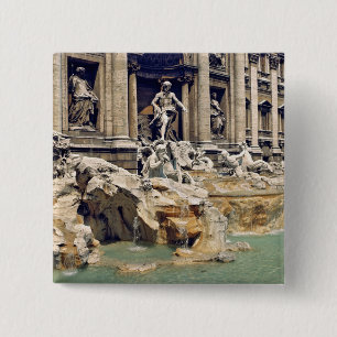 Europa, Italien, Rom. Münzstreu am Boden Button