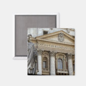 Europa, Italien, Rom. Petersdom (alias 2 Magnet (Vorderseite/Rückseite)