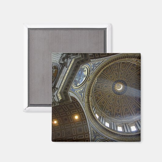 Europa, Italien, Rom. Petersdom (alias Magnet (Vorderseite/Rückseite)