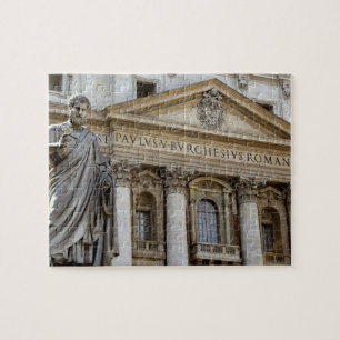 Europa, Italien, Rom. Petersdom (auch bekannt als  Puzzle