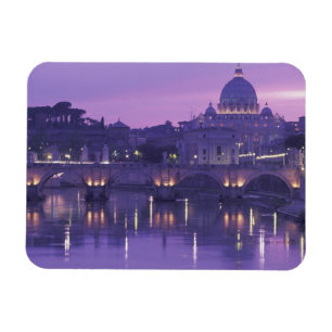 Europa, Italien, Rom. St. Peter und Ponte Sant Magnet