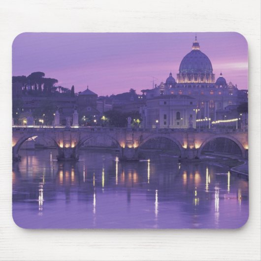 Europa, Italien, Rom. St. Peter und Ponte Sant Mousepad (Vorne)