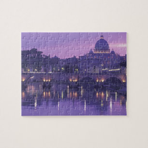 Europa, Italien, Rom. St. Peter und Ponte Sant Puzzle