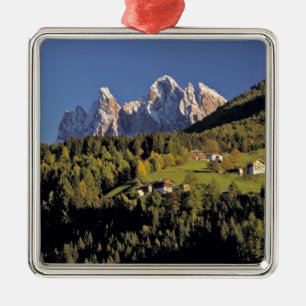 Europa, Italien, San Pietro. Die Odle-Gruppe schei Silbernes Ornament