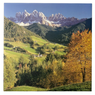 Europa, Italien, Santa Magdalena. Die winzige Fliese
