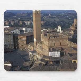 Europa, Italien, Siena. Stadtübersicht Mousepad