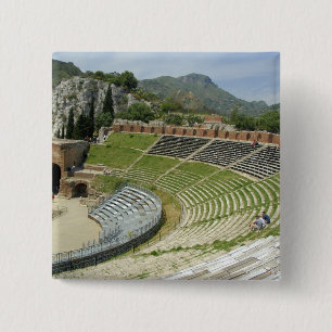 Europa, Italien, Sizilien, Taormina. 3. Jahrhunder Button